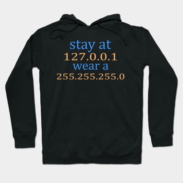 stay at 127.0.0.1 wear a 255.255.255.0 Hoodie by creativity-w